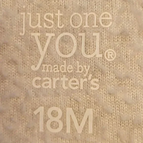 Carter's Just one you Polar Bear Pajama Set Size 18M - Picture 4 of 5